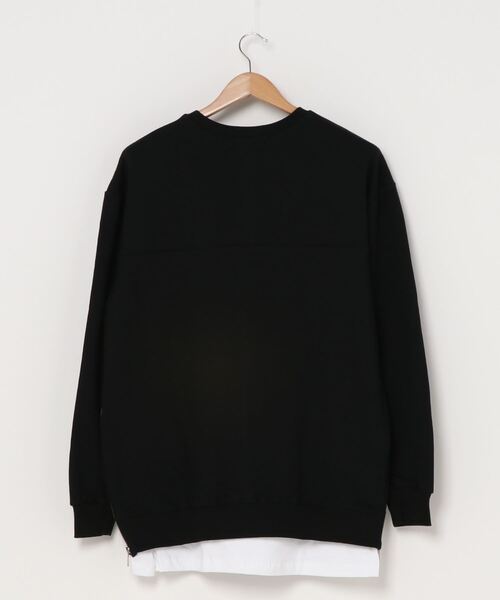 DING（ディング）の「DING/サイドジップフェイクレイヤードスウェット（スウェット・レディース・ブラック/グレー/グリーン・FREE）」の13枚目の写真