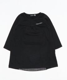 BeBe（ベベ）の「BeBe/バック切り替えウラゲ長袖ワンピース (90~140cm)（ワンピース・キッズ）」