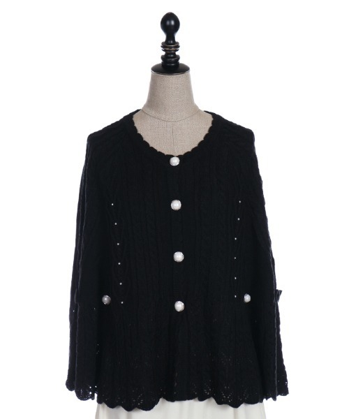 axesfemme 超絶可愛い デカリボンファーニットカーディガン axes femme