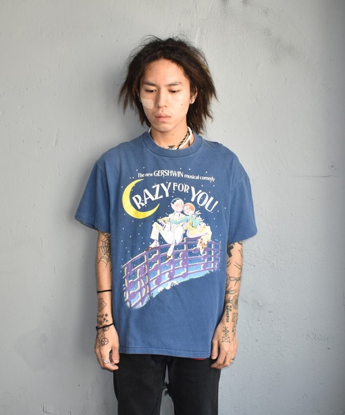 良品 WEIRDO ツートンカラー プリントTシャツ アイボリー×ネイビー XL 楽天市場】WEIRDO ウィアード / 「3000MILE - L/S T-SHIRTS