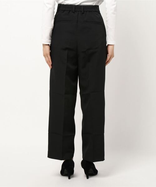 KOBE LETTUCE(コウベレタス)の「ハイウエストストレートタックパンツ(スラックス・レディース・ブラック/パープル/オリーブ/モカ/ブラック系その他/ブラウン系その他/グリーン系その他/パープル系その他/レッド系その他/レッド系その他2・1/2)」の12枚目の写真