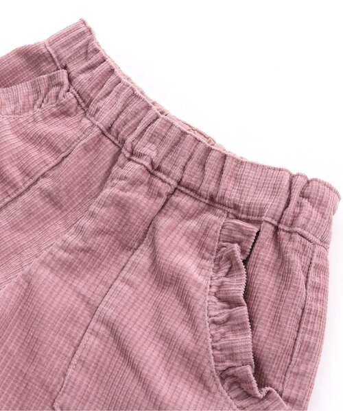 apres les cours（アプレレクール）の「/ポケットフリルショートパンツ（その他パンツ・キッズ・キャメル/ピンク/パープル/サックスブルー・100/110/120/140/90/130/80）」の13枚目の写真