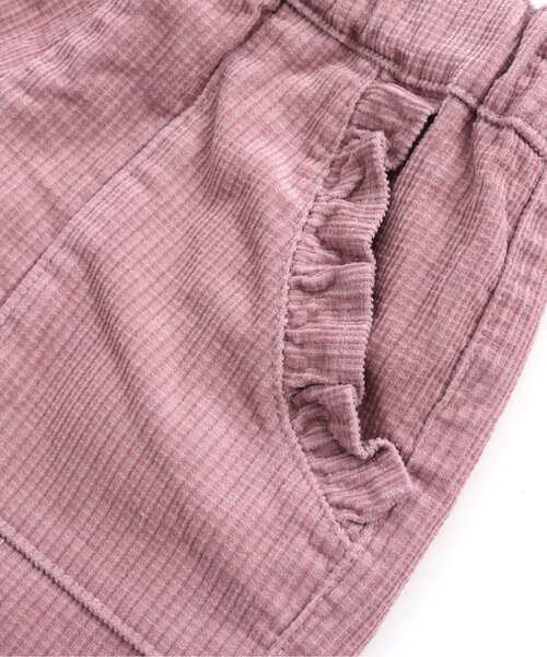 apres les cours（アプレレクール）の「/ポケットフリルショートパンツ（その他パンツ・キッズ・キャメル/ピンク/パープル/サックスブルー・100/110/120/140/90/130/80）」の14枚目の写真