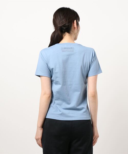 SOMETHING(サムシング)の「【SOMETHING】PHOTO PRINT T-SHIRT HS(Tシャツ/カットソー・レディース・ホワイト/ブルー/ベージュ・FREE)」の5枚目の写真