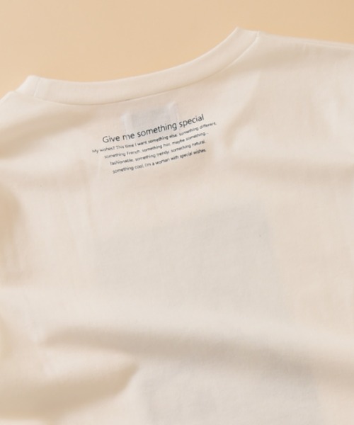 SOMETHING(サムシング)の「【SOMETHING】PHOTO PRINT T-SHIRT HS(Tシャツ/カットソー・レディース・ホワイト/ブルー/ベージュ・FREE)」の10枚目の写真