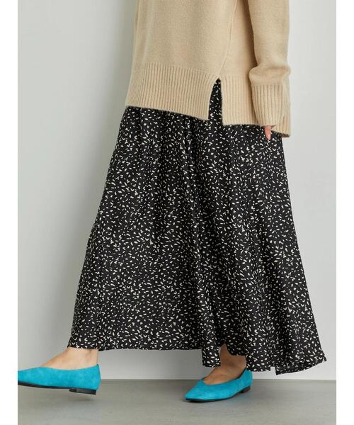 AMERICAN HOLIC(アメリカンホリック)の「マーメイドギャザーロングスカート(スカート・レディース・チャコールグレー/ベージュ/ブルー系その他/その他9/マルチ/ブラック・FREE)」の22枚目の写真