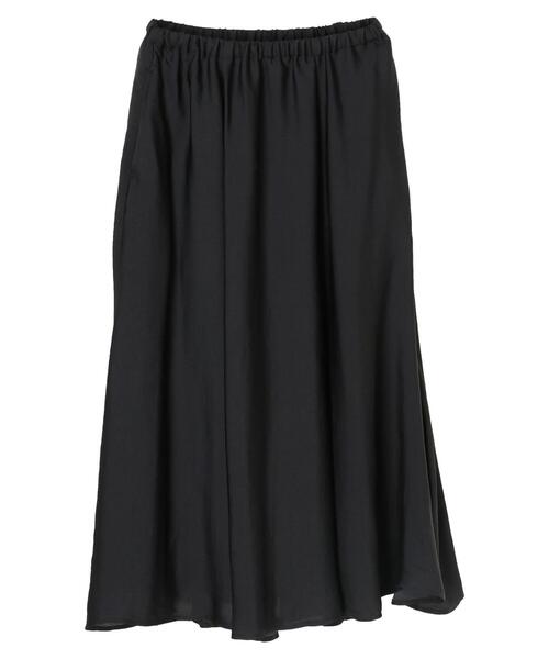 AMERICAN HOLIC(アメリカンホリック)の「マーメイドギャザーロングスカート(スカート・レディース・チャコールグレー/ベージュ/ブルー系その他/その他9/マルチ/ブラック・FREE)」の2枚目の写真