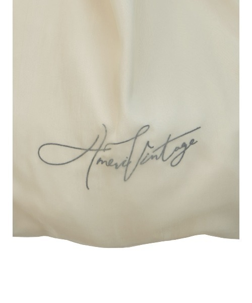 Ameri(アメリ)の「AMERI TWIN FABRIC ECO BAG(エコバッグ/サブバッグ・レディース・アイボリー/ブラック・FREE)」の9枚目の写真