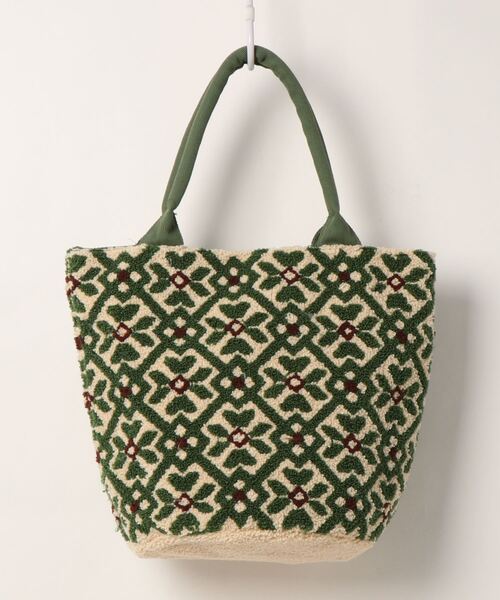 チャイハネ（チャイハネ）の「【チャイハネ】ヨーロピアン相良刺繍ミニトートバッグ（トートバッグ・レディース・ブラック/グリーン/マスタード/ネイビー/レッド/パープル/ターコイズブルー・FREE）」の3枚目の写真