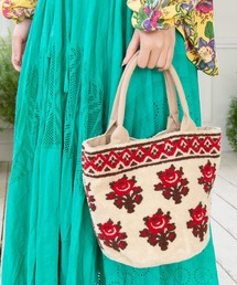 チャイハネ | 【チャイハネ】ヨーロピアン相良刺繍ミニトートバッグ(トートバッグ)