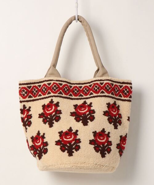 チャイハネ（チャイハネ）の「【チャイハネ】ヨーロピアン相良刺繍ミニトートバッグ（トートバッグ・レディース・ブラック/グリーン/マスタード/ネイビー/レッド/パープル/ターコイズブルー・FREE）」の9枚目の写真