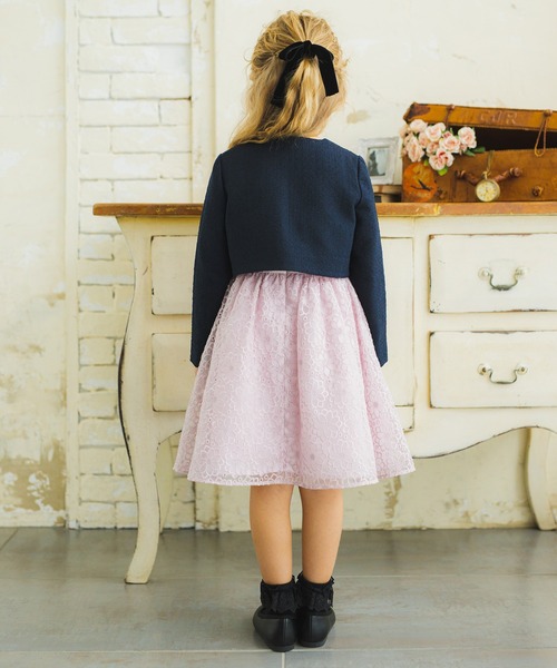 BRANSHES（ブランシェス）の「【キメ服】ブークレージャケット（スーツジャケット・キッズ・オフホワイト/ネイビー・110cm/120cm/130cm/100cm）」の8枚目の写真