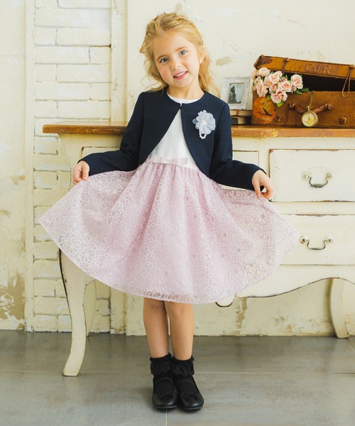 BRANSHES（ブランシェス）の「【キメ服】ブークレージャケット（スーツジャケット・キッズ・オフホワイト/ネイビー・110cm/120cm/130cm/100cm）」の9枚目の写真