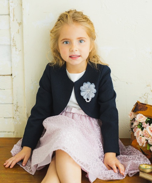 BRANSHES（ブランシェス）の「【キメ服】ブークレージャケット（スーツジャケット・キッズ・オフホワイト/ネイビー・110cm/120cm/130cm/100cm）」の11枚目の写真