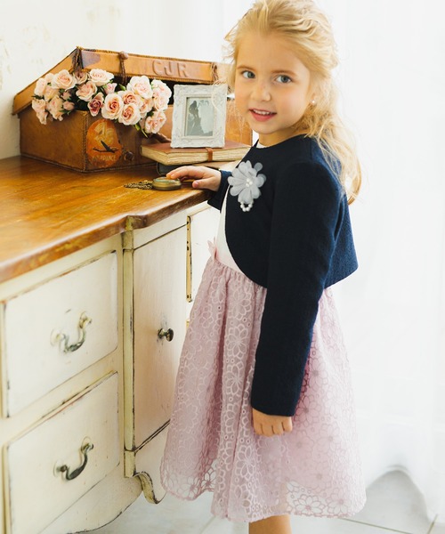 BRANSHES（ブランシェス）の「【キメ服】ブークレージャケット（スーツジャケット・キッズ・オフホワイト/ネイビー・110cm/120cm/130cm/100cm）」の13枚目の写真