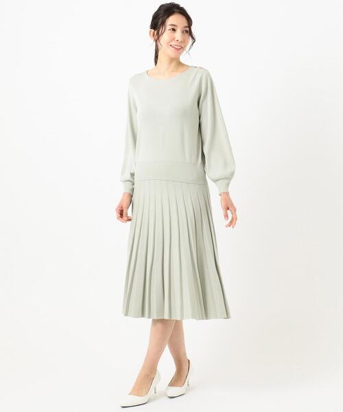 セール 洗える フェミニンフレア セットアップ ワンピース Any Sis エニィスィス のファッション通販 Zozotown