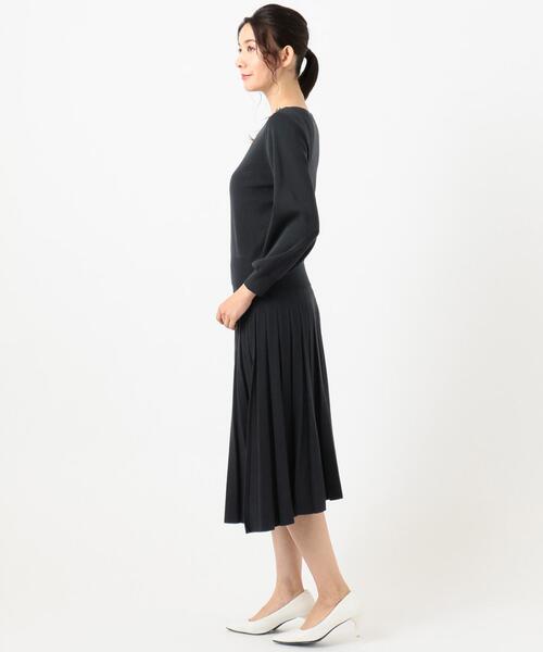 ANY SIS(エニィスィス)の「【洗える】フェミニンフレア セットアップ(ワンピース・レディース・ライトグリーン系/ネイビー系/ピンク系・2)」の10枚目の写真