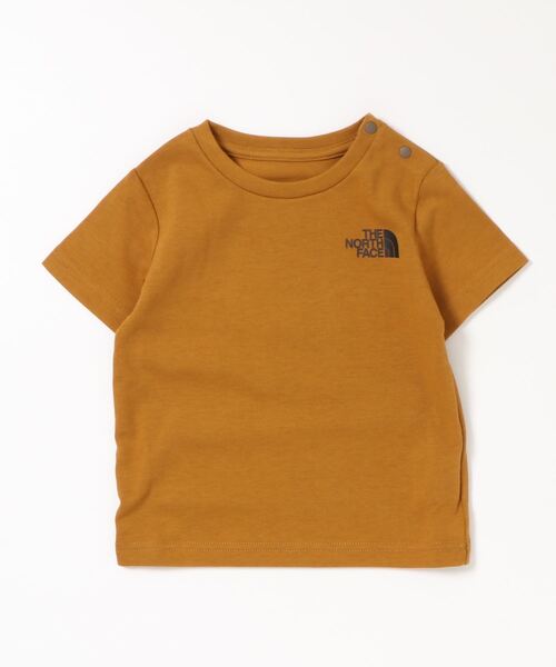 THE NORTH FACE（ザノースフェイス）の「THE NORTH FACE/ザ・ノース・フェイス/B S SQUARE LOGO T/ベビー　ショートスリーブスクエアロゴティー/NTB32142（Tシャツ/カットソー・メンズ・ホワイト/ブラック/ブラウン/ピンク・80ｃｍ/90cm）」の3枚目の写真