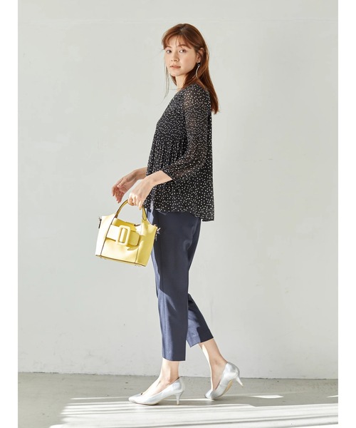 YECCA VECCA（イェッカヴェッカ）の「P.タックパンツ　＊（その他パンツ・レディース・ミント/ダークネイビー/ラベンダー・S/M）」の10枚目の写真