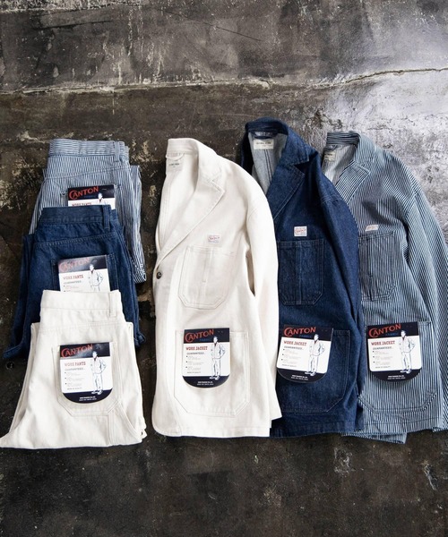 CANTON（キャントン）の「GW＊CANTON DENIM/924829（デニムパンツ・メンズ・ブルー/ホワイト/その他4・MEDIUM/LARGE）」の12枚目の写真