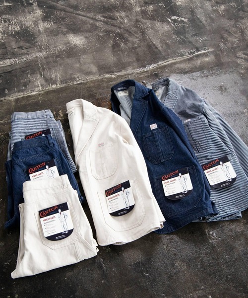 CANTON（キャントン）の「GW＊CANTON DENIM/924829（デニムパンツ・メンズ・ブルー/ホワイト/その他4・MEDIUM/LARGE）」の19枚目の写真