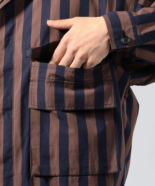 TOMORROWLAND （トゥモローランド）の「コットン カバーオールジャケット（ブルゾン・メンズ・ブラック/ブルー系その他4・S/M/XS）」の20枚目の写真