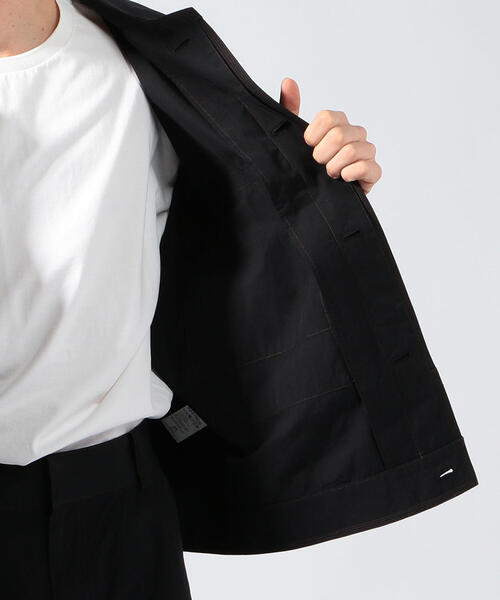 TOMORROWLAND （トゥモローランド）の「コットン カバーオールジャケット（ブルゾン・メンズ・ブラック/ブルー系その他4・S/M/XS）」の13枚目の写真