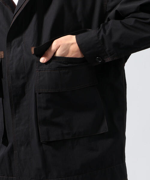 TOMORROWLAND （トゥモローランド）の「コットン カバーオールジャケット（ブルゾン・メンズ・ブラック/ブルー系その他4・S/M/XS）」の9枚目の写真