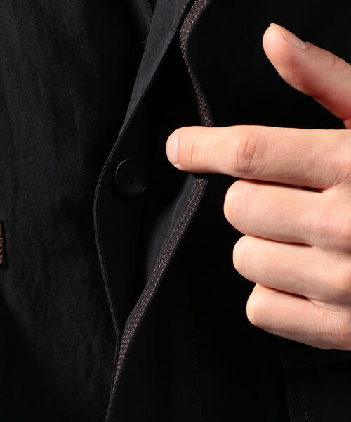 TOMORROWLAND （トゥモローランド）の「コットン カバーオールジャケット（ブルゾン・メンズ・ブラック/ブルー系その他4・S/M/XS）」の18枚目の写真