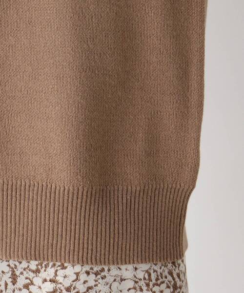 pink adobe（ピンクアドベ）の「◆【M-L】ロゴニット（ニット/セーター・レディース・ライトブルー/ブラック/アイボリー/キャメル・40/38）」の8枚目の写真