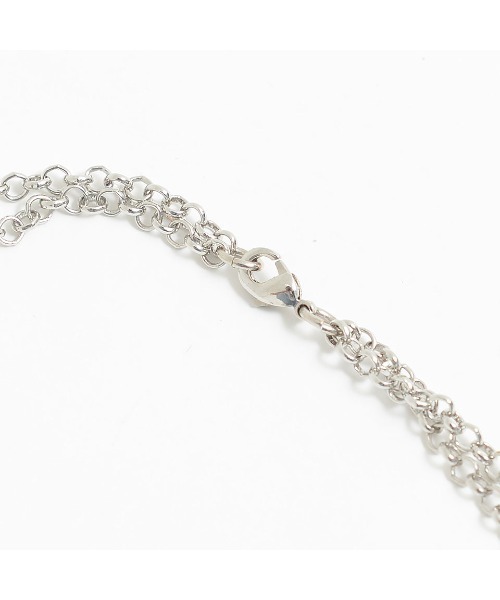 A‘gem 9（エージェムナイン）の「『A'GEM/9』アシンメトリーパールネックレス（ネックレス・メンズ・ホワイト・FREE）」の8枚目の写真