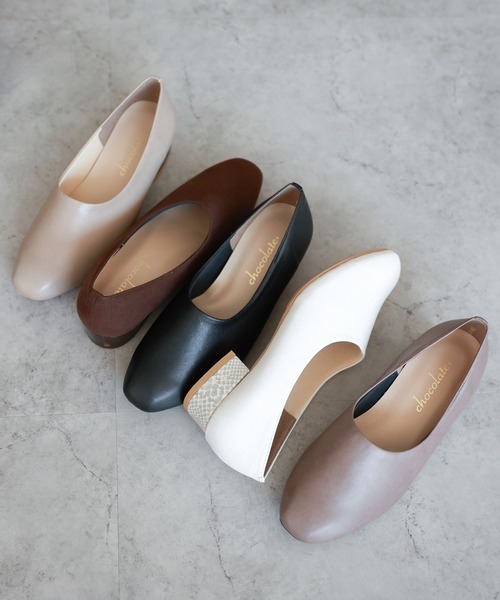 スクエアトゥブーティーパンプス【日本製】（パンプス）｜Shoe Fantasy（シューファンタジー） 7,990円