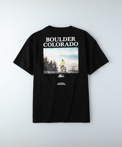 CAMP7（キャンプセブン）の「【CAMP7】バックフォトＴシャツ（Tシャツ/カットソー・メンズ・ブラック/ホワイト/ケリー/ケリーグリーン・M/XL/L）」の17枚目の写真