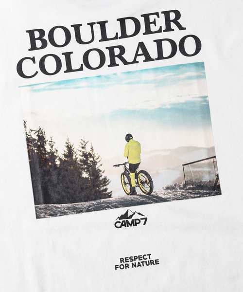 CAMP7（キャンプセブン）の「【CAMP7】バックフォトＴシャツ（Tシャツ/カットソー・メンズ・ブラック/ホワイト/ケリー/ケリーグリーン・M/XL/L）」の11枚目の写真