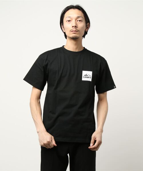 CAMP7（キャンプセブン）の「【CAMP7】バックフォトＴシャツ（Tシャツ/カットソー・メンズ・ブラック/ホワイト/ケリー/ケリーグリーン・M/XL/L）」の6枚目の写真