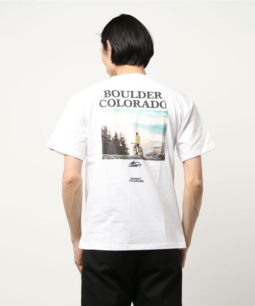 CAMP7（キャンプセブン）の「【CAMP7】バックフォトＴシャツ（Tシャツ/カットソー・メンズ・ブラック/ホワイト/ケリー/ケリーグリーン・M/XL/L）」の22枚目の写真