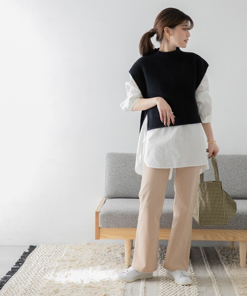 URBAN RESEARCH（アーバンリサーチ）の「コットンコードボイルシャツ（シャツ/ブラウス・レディース・ホワイト/ブラック・FREE）」の20枚目の写真