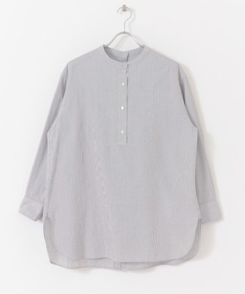 URBAN RESEARCH（アーバンリサーチ）の「コットンコードボイルシャツ（シャツ/ブラウス・レディース・ホワイト/ブラック・FREE）」の8枚目の写真