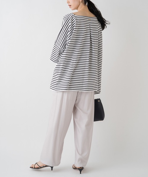 ボーダーカットソー（Tシャツ/カットソー）｜LOUNGEDRESS