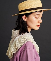 Malle | △Malle　チュールとレースの古びたハンカチ(バンダナ/スカーフ)