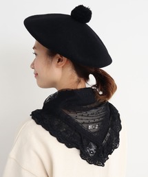 Malle　チュールとレースの古びたハンカチ