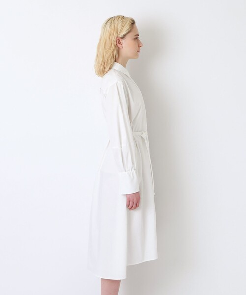 LOVELESS(ラブレス)の「カラーブロック オーバー シャツドレス(シャツワンピース・レディース・オフホワイト・36/34)」の13枚目の写真