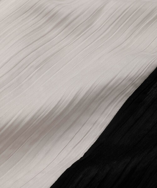 LOVELESS(ラブレス)の「カラーブロック オーバー シャツドレス(シャツワンピース・レディース・オフホワイト・36/34)」の8枚目の写真