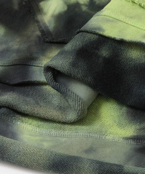 CAL O LINE（キャルオーライン）の「CAL O LINE　TIE DYE CUT-OFF SWEAT PARKA（パーカー・メンズ・グリーン系その他・MEDIUM/LARGE）」の6枚目の写真