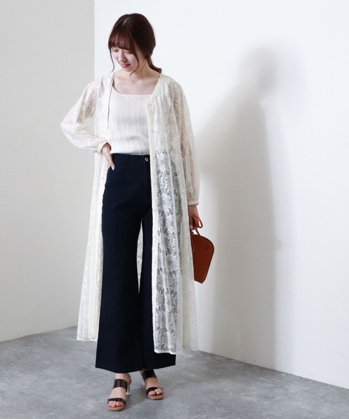 archives（アルシーヴ）の「ピンタックフレアデニムパンツ（デニムパンツ・レディース・オフホワイト/ロイヤルブルー/ネイビー・SMALL/MEDIUM）」の14枚目の写真