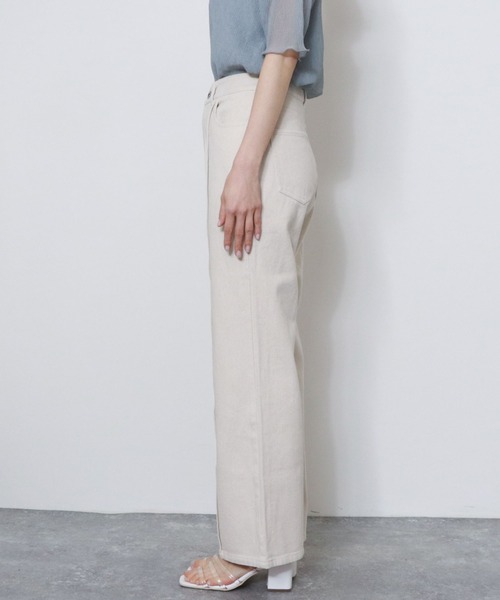 archives（アルシーヴ）の「ピンタックフレアデニムパンツ（デニムパンツ・レディース・オフホワイト/ロイヤルブルー/ネイビー・SMALL/MEDIUM）」の19枚目の写真