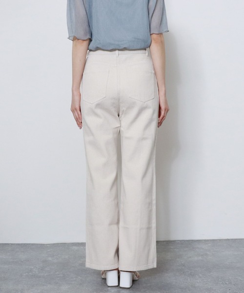 archives（アルシーヴ）の「ピンタックフレアデニムパンツ（デニムパンツ・レディース・オフホワイト/ロイヤルブルー/ネイビー・SMALL/MEDIUM）」の20枚目の写真