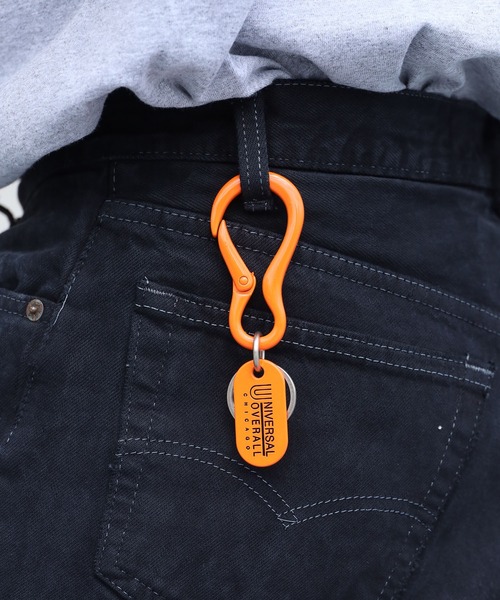 UNIVERSAL OVERALL（ユニバーサルオーバーオール）の「UNIVERSAL OVERALL/ユニバーサルオーバーオール KEY RING 2 キーリング キーホルダー（キーホルダー・メンズ・ブラック/シルバー/ゴールド/オレンジ・ONE SIZE）」の8枚目の写真