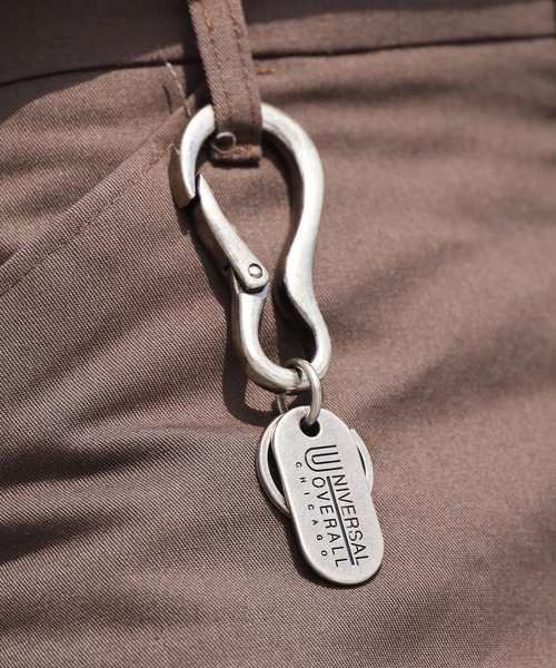 UNIVERSAL OVERALL（ユニバーサルオーバーオール）の「UNIVERSAL OVERALL/ユニバーサルオーバーオール KEY RING 2 キーリング キーホルダー（キーホルダー・メンズ・ブラック/シルバー/ゴールド/オレンジ・ONE SIZE）」の12枚目の写真
