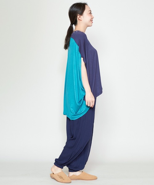 チャイハネ（チャイハネ）の「【チャイハネ】アラビナトップス（Tシャツ/カットソー・レディース・ネイビー/パープル/ホワイト・FREE）」の17枚目の写真